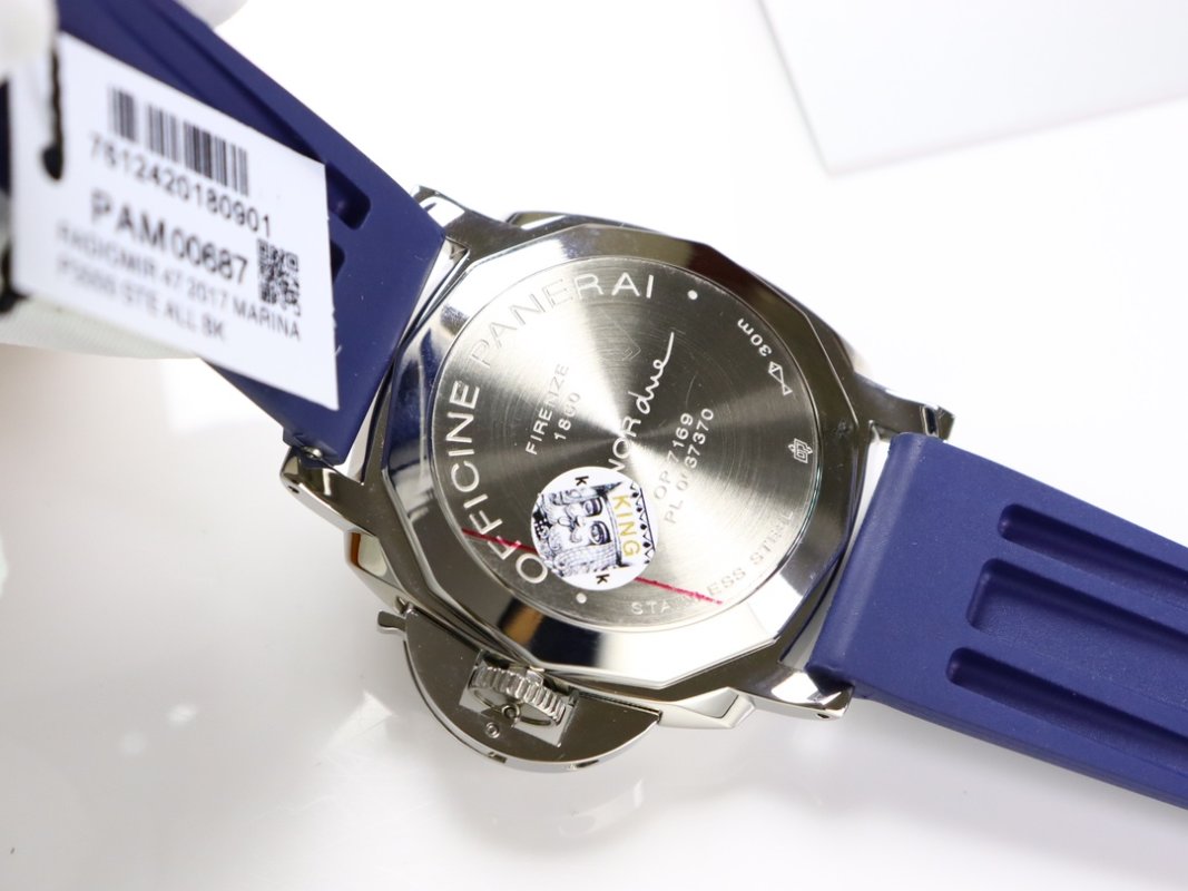 Panerai Luminor Due Luna 42mm Silver Dial Watch view