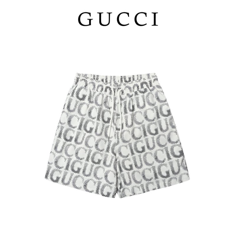 Gucci GG Monogram Swim Shorts White view