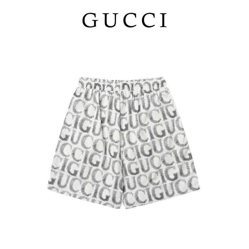 Gucci GG Monogram Swim Shorts White view