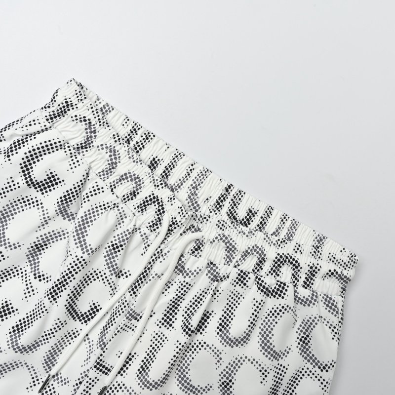 Gucci GG Monogram Swim Shorts White view