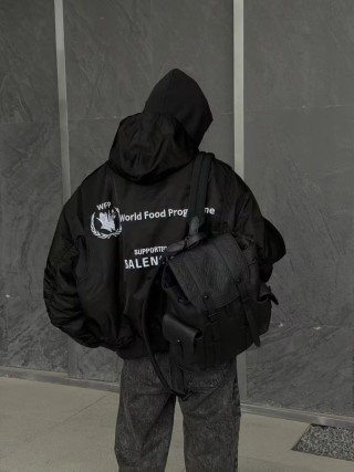 Balenciaga WFP Black Puffer Jacket view 7