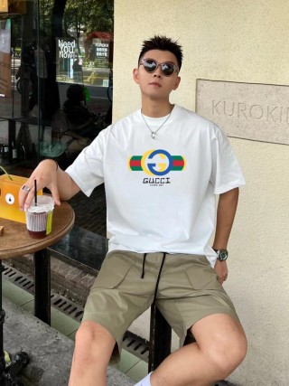 Gucci Interlocking G Logo White T-Shirt