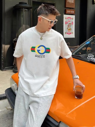 Gucci Interlocking G Logo White T-Shirt view 2