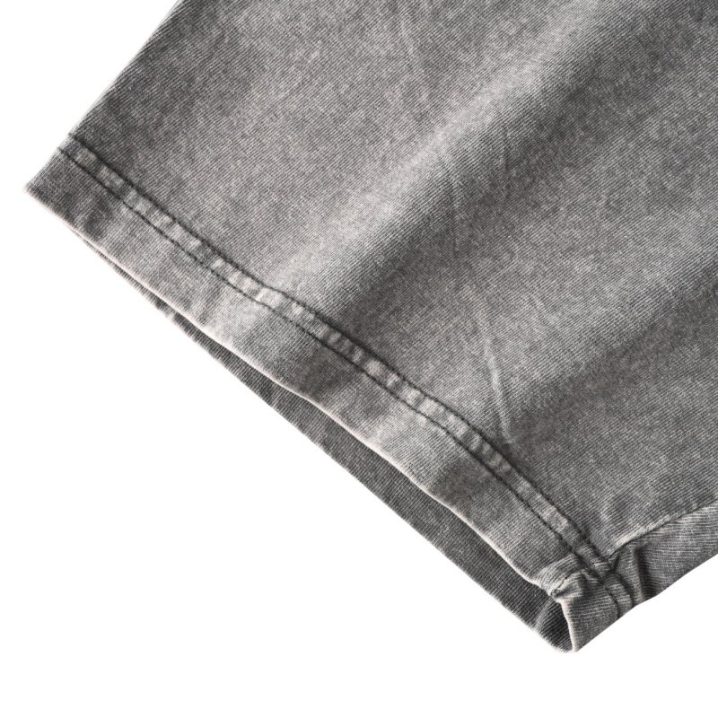 Stone Island Compass Logo Grey Washed T-Shirt view