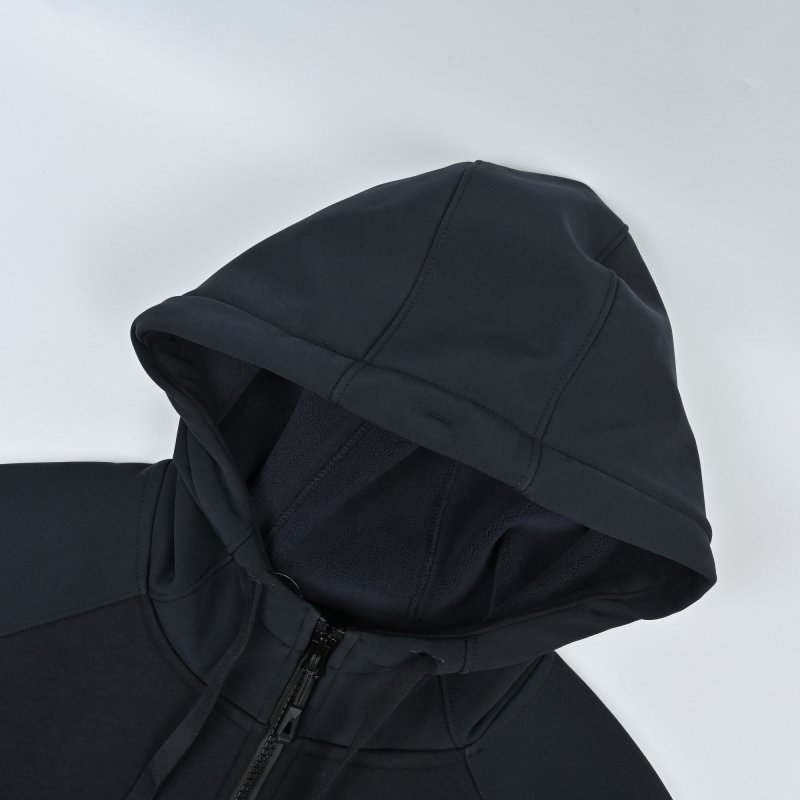 Arc'teryx Black Navy Colour-Block Zip Hoodie Jacket view
