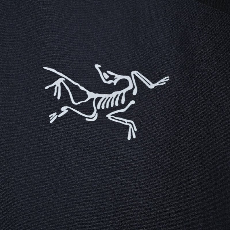 Arc'teryx Black Navy Colour-Block Zip Hoodie Jacket view