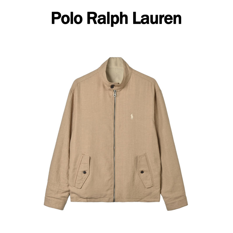 Beige Casual Overshirt Jacket view