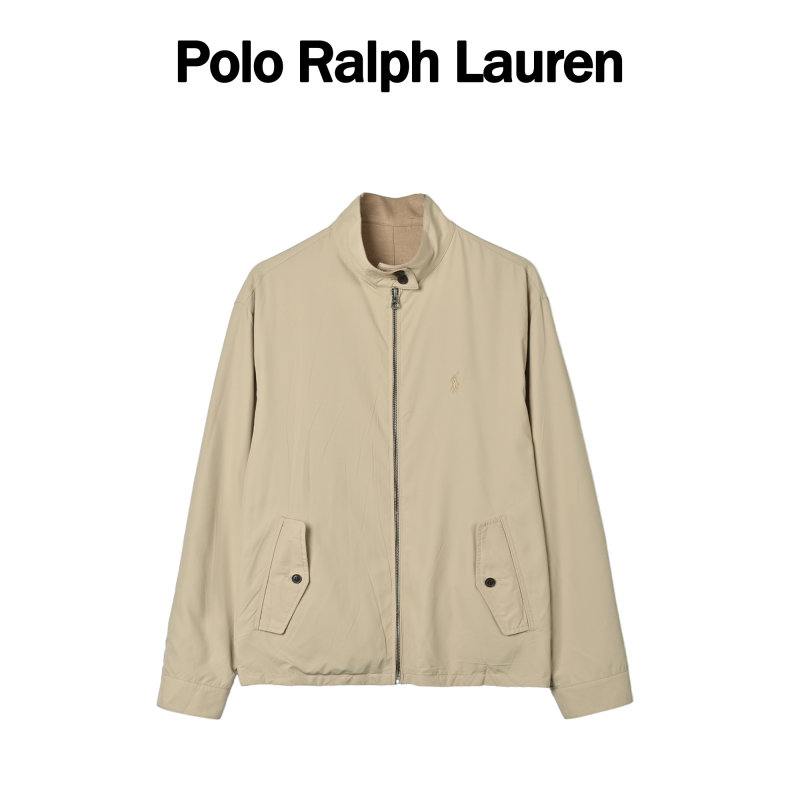 Beige Casual Overshirt Jacket view