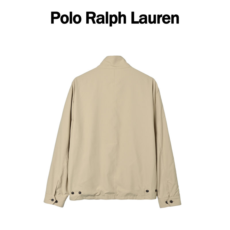 Beige Casual Overshirt Jacket view