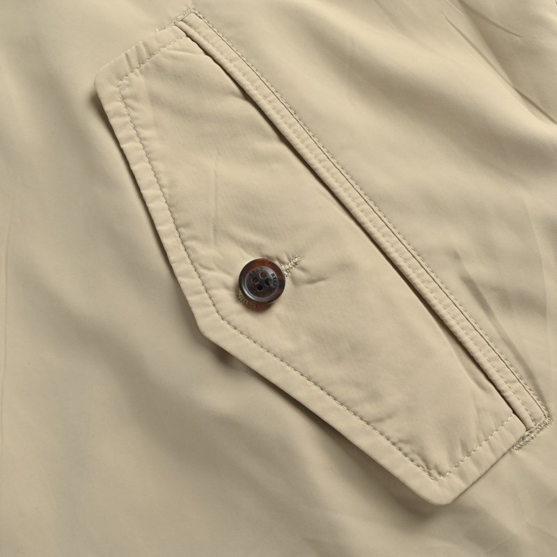 Beige Casual Overshirt Jacket view
