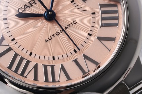 Cartier Ballon Bleu 33mm Steel Watch Roman Numerals view 5