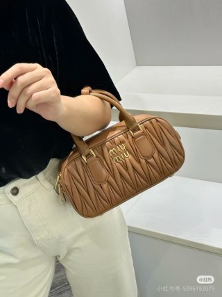 Miu Miu Bowling Bag Caramel Leather view 6