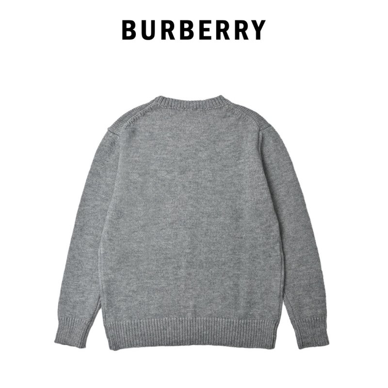 Burberry Grey Graphic Horse Crewneck Sweater view