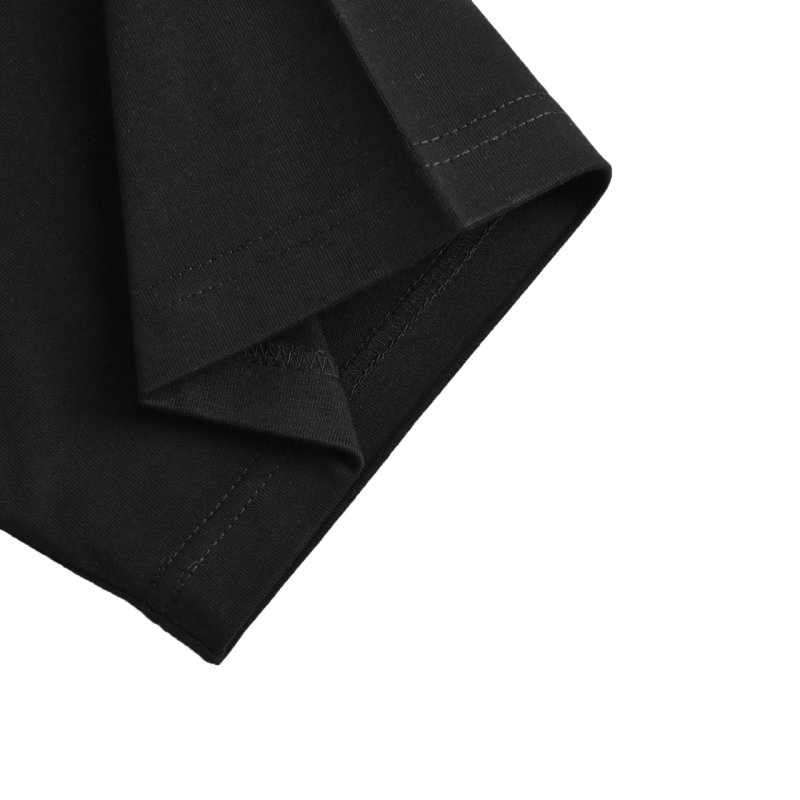 We11 Done Black Bear Flocked Print T-Shirt view