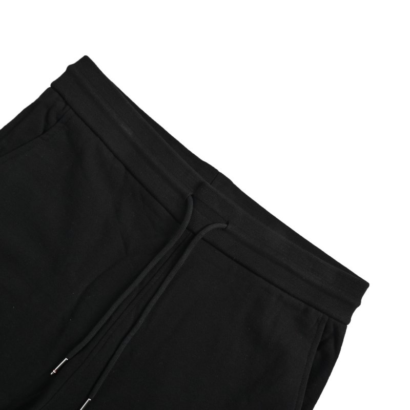 Black Stripe Shorts with Reflective Tape Detail view