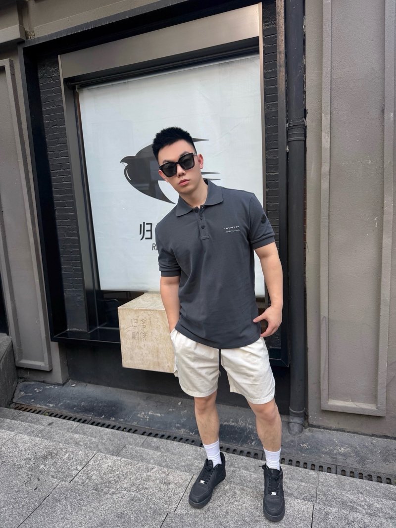 Charcoal Short Sleeve Polo Shirt