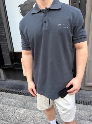 Charcoal Short Sleeve Polo Shirt view 4