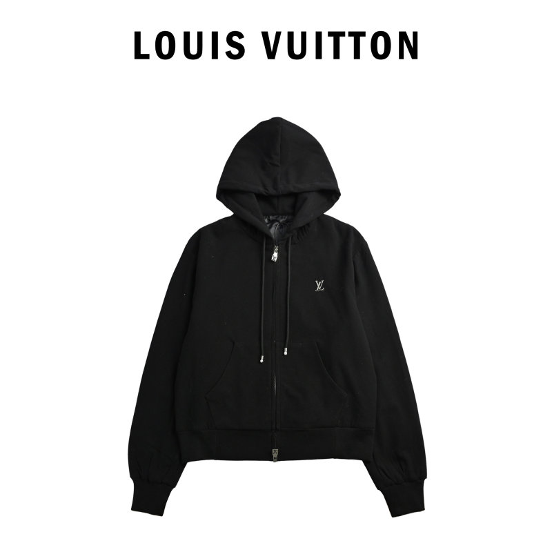 Louis Vuitton Black Zip Hoodie Jacket view