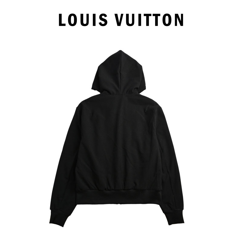 Louis Vuitton Black Zip Hoodie Jacket view