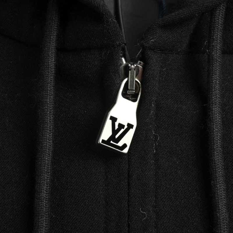 Louis Vuitton Black Zip Hoodie Jacket view