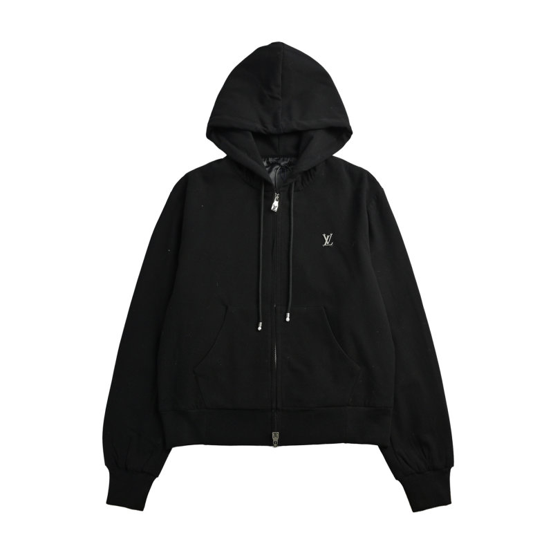 Louis Vuitton Black Zip Hoodie Jacket view