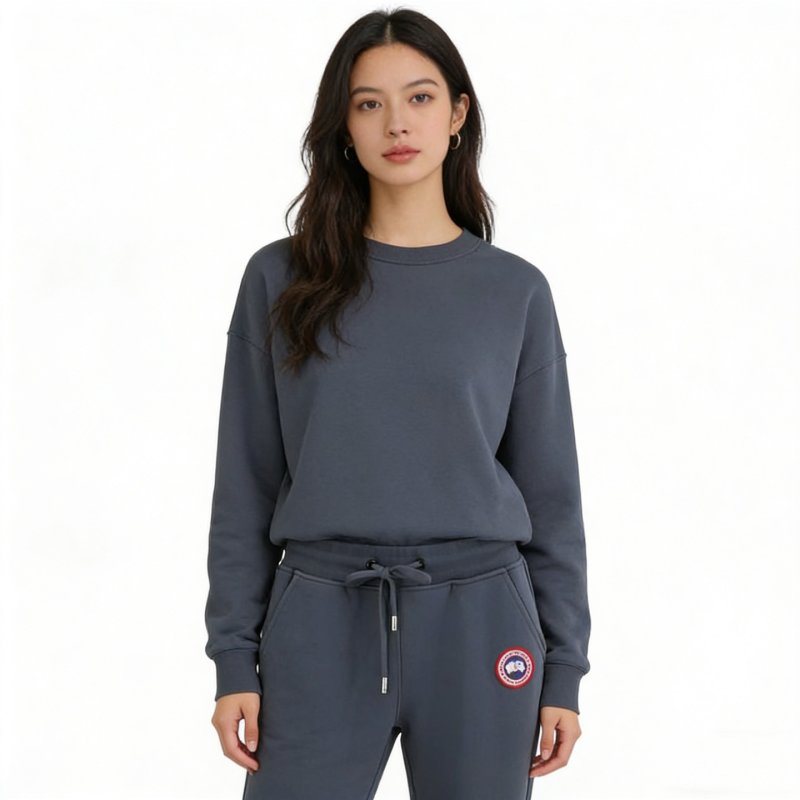 Canada Goose Charcoal Grey Joggers with Crest Logo