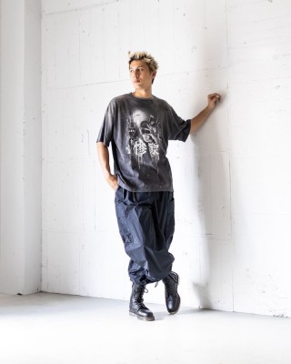 Charcoal Figure Graphic Short Sleeve T-Shirt view 8