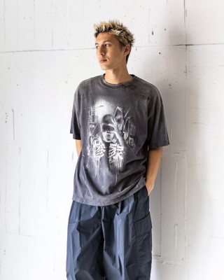 Charcoal Figure Graphic Short Sleeve T-Shirt view 9