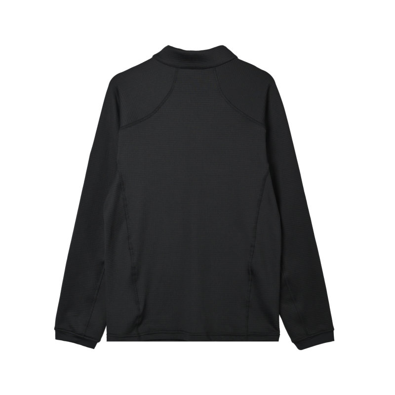 Descente Black Quarter-Zip Technical Ski Jacket view