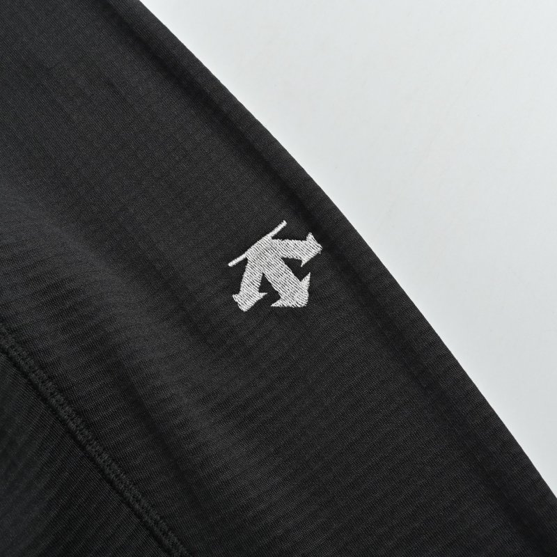 Descente Black Quarter-Zip Technical Ski Jacket view