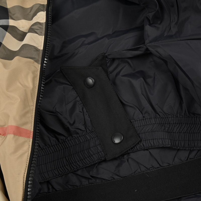 Burberry Beige Check Quilted Down Jacket view