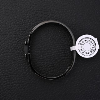 Hermès Enamel Clic Clac Bracelet Black view 3