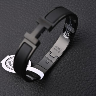 Hermès Enamel Clic Clac Bracelet Black view 4