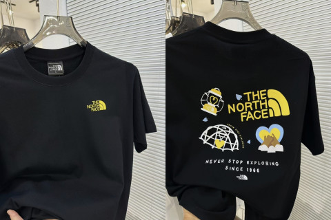 The North Face White Graphic Tee - Bicycle Print view 4