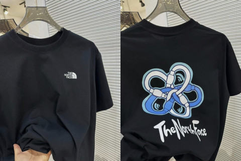 The North Face White Graphic Tee - Bicycle Print view 6