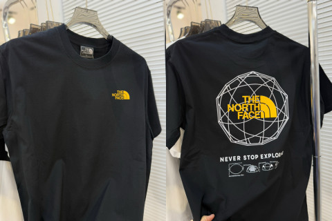 The North Face White Graphic Tee - Bicycle Print view 7