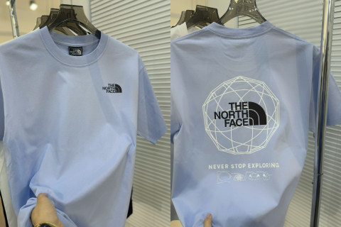 The North Face White Graphic Tee - Bicycle Print view 9