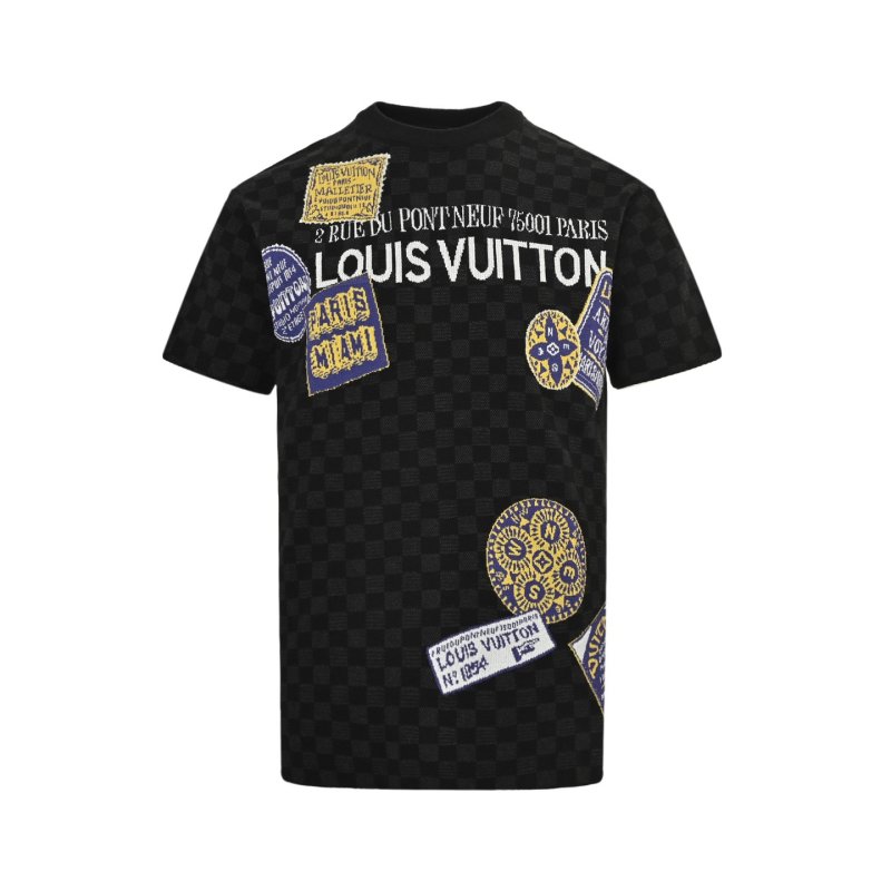Louis Vuitton Damier Monogram Black T-Shirt view