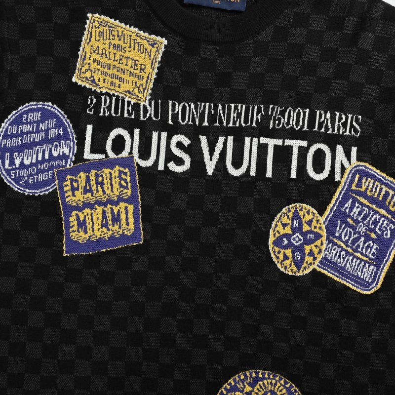 Louis Vuitton Damier Monogram Black T-Shirt view