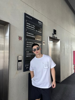 White Graphic Pocket T-Shirt