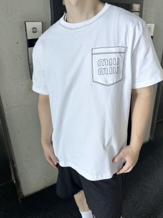 White Graphic Pocket T-Shirt view 2
