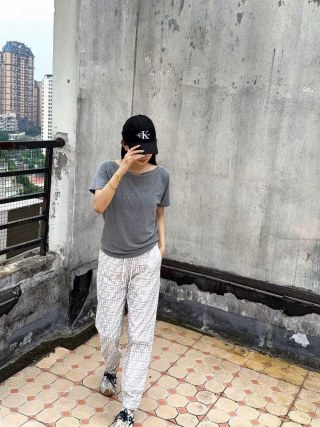 Fendi Monogram Straight Leg Pants White Grey view 8