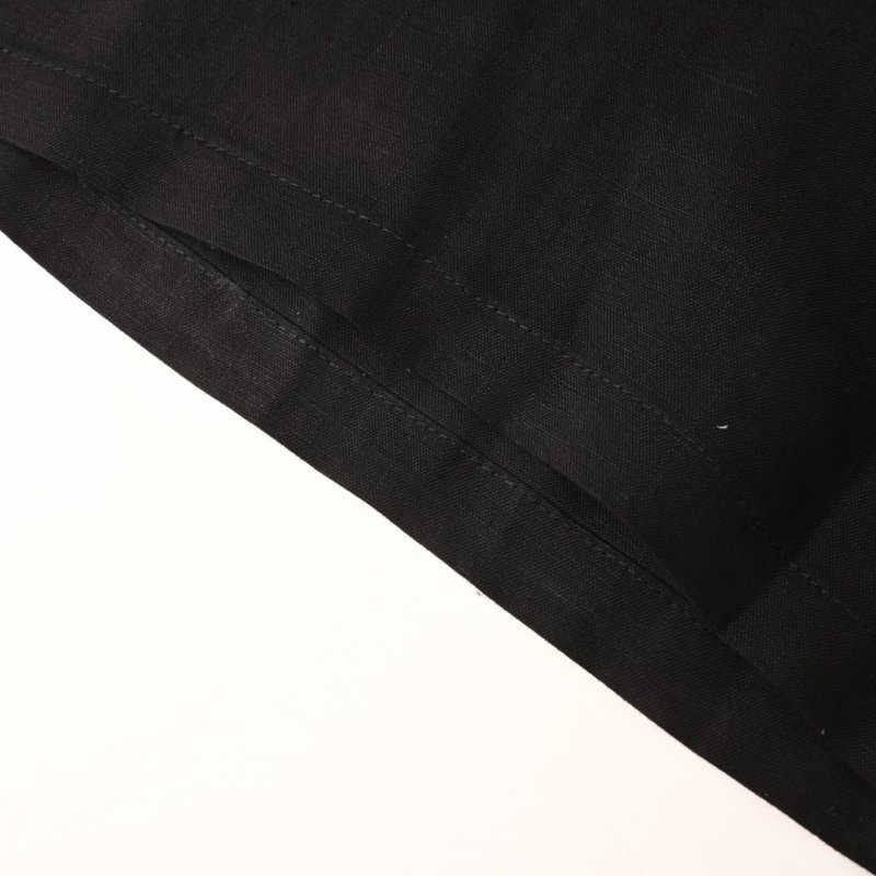 Loewe Black Wide-Leg Anagram Embroidered Pants view