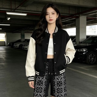 Black Geometric Pattern Shorts view 3