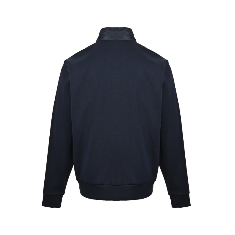 Prada Navy Technical Half-Zip Pullover Jacket view