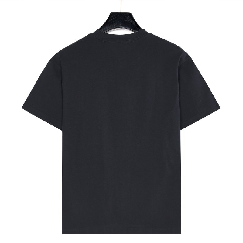 Dior Black Graffiti Logo Short Sleeve T-Shirt view