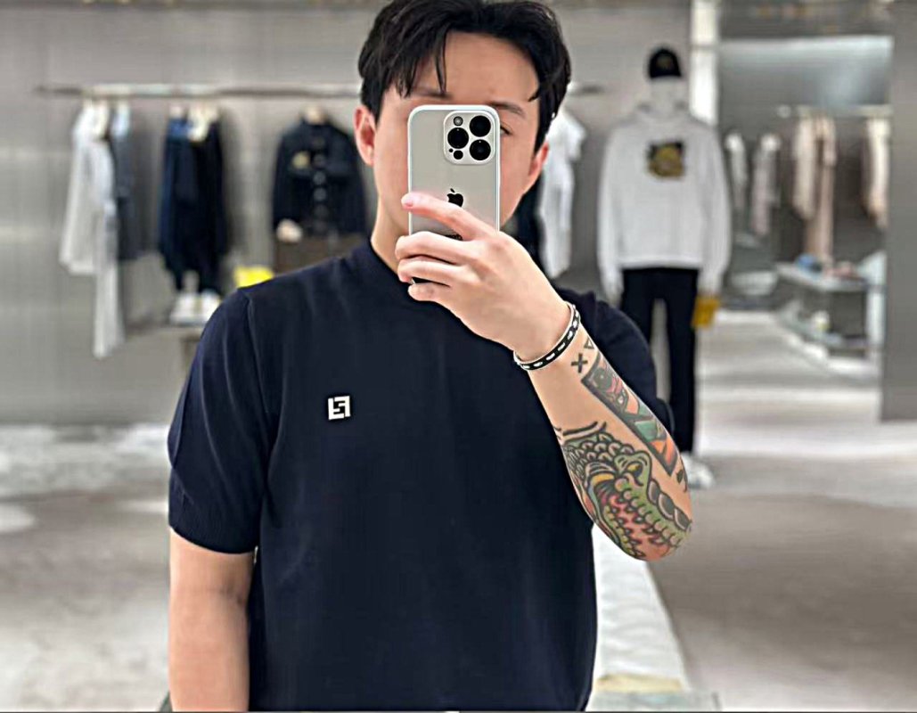 Essential Black Crew Neck Short Sleeve T-Shirt view