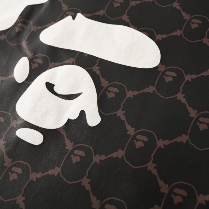 White Graphic Ape Head Logo Short Sleeve T-Shirt view
