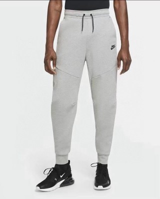 Light Grey Tapered Joggers with Drawstring view 2