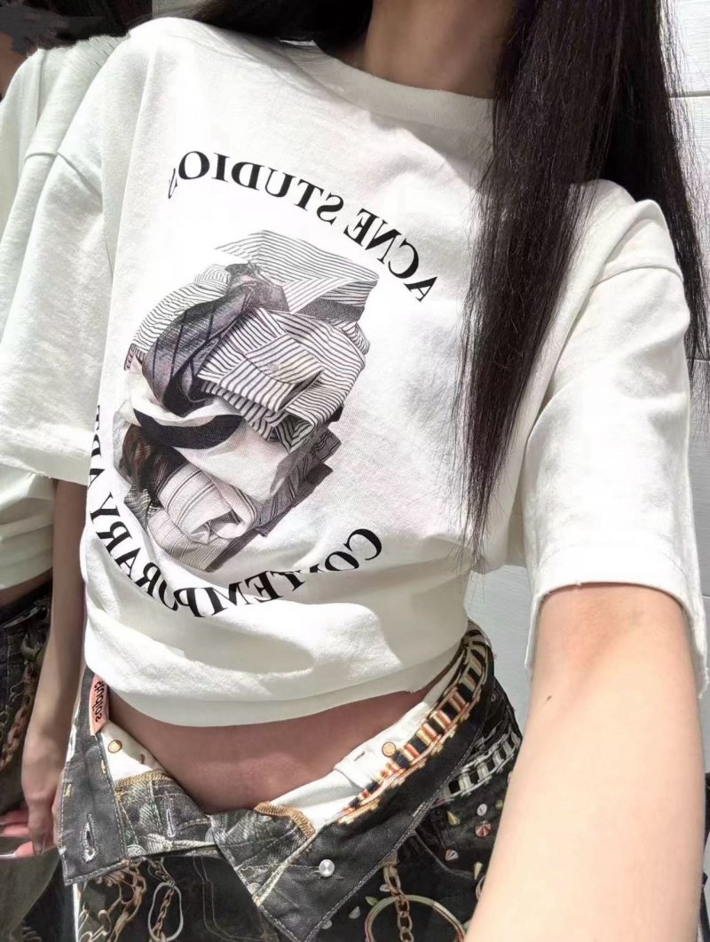 Stone Island Contemporary Graphic Cream T-Shirt view